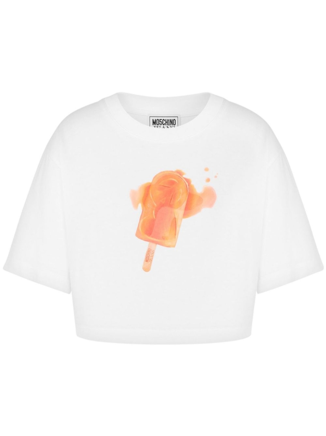 MOSCHINO JEANS футболка с принтом, белый 
MOSCHINO JEANS футболка с принтом, белый