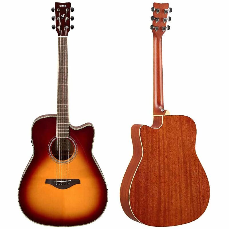 Yamaha FGC-TA TransAcoustic Dreadnought Acoustic Electric Guitar w/Cutaway - Brown Sunburst Yamaha FGC-TA TransAcoustic Dreadnought Electric Guitar w/Cutaway -
Yamaha FGC-TA TransAcoustic Dreadnought Acoustic Electric Guitar w/Cutaway - Brown Sunburst Yamaha FGC-TA TransAcoustic Dreadnought Electric Guitar w/Cutaway -
