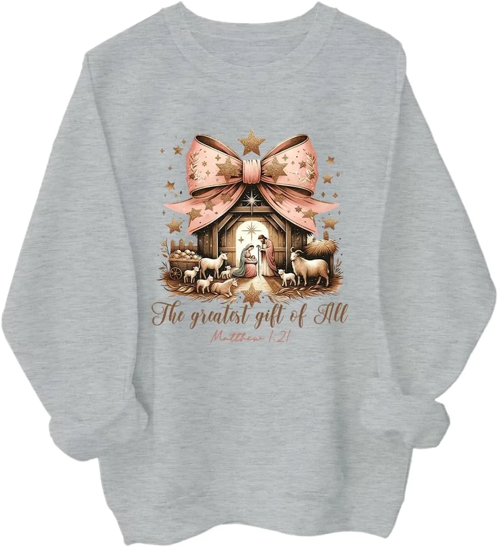 Свитшот с рождественской сценой
Свитшот с рождественской сценой