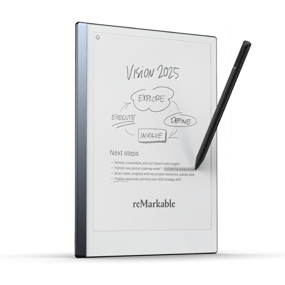 Цифровой блокнот reMarkable 2 With Marker Plus, 10.3", 8 ГБ, Wi-Fi, серый
Цифровой блокнот reMarkable 2 With Marker Plus, 10.3", 8 ГБ, Wi-Fi, серый
