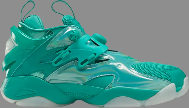 Кроссовки juun j x pump court 'emerald metallic' Reebok, зеленый 
Кроссовки juun j x pump court 'emerald metallic' Reebok, зеленый