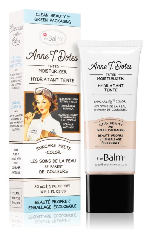 Тонизирующий увлажняющий крем theBalm Anne T. Dotes® Tinted Moisturizer, оттенок #10 Lighter than Light 30 мл
Тонизирующий увлажняющий крем theBalm Anne T. Dotes® Tinted Moisturizer, оттенок #10 Lighter than Light 30 мл