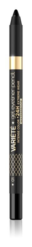 Водостойкая гелевая подводка для глаз Eveline Cosmetics Variété, оттенок 01 Black 1 szt. 
Водостойкая гелевая подводка для глаз Eveline Cosmetics Variété, оттенок 01 Black 1 szt.