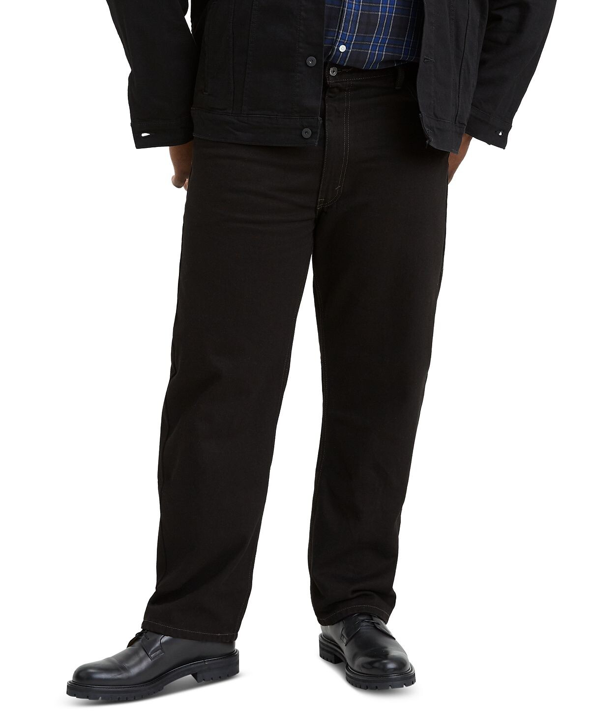 Мужские неэластичные джинсы big & tall 505™ оригинальной посадки Levi's, черный
Мужские неэластичные джинсы big & tall 505™ оригинальной посадки Levi's, черный