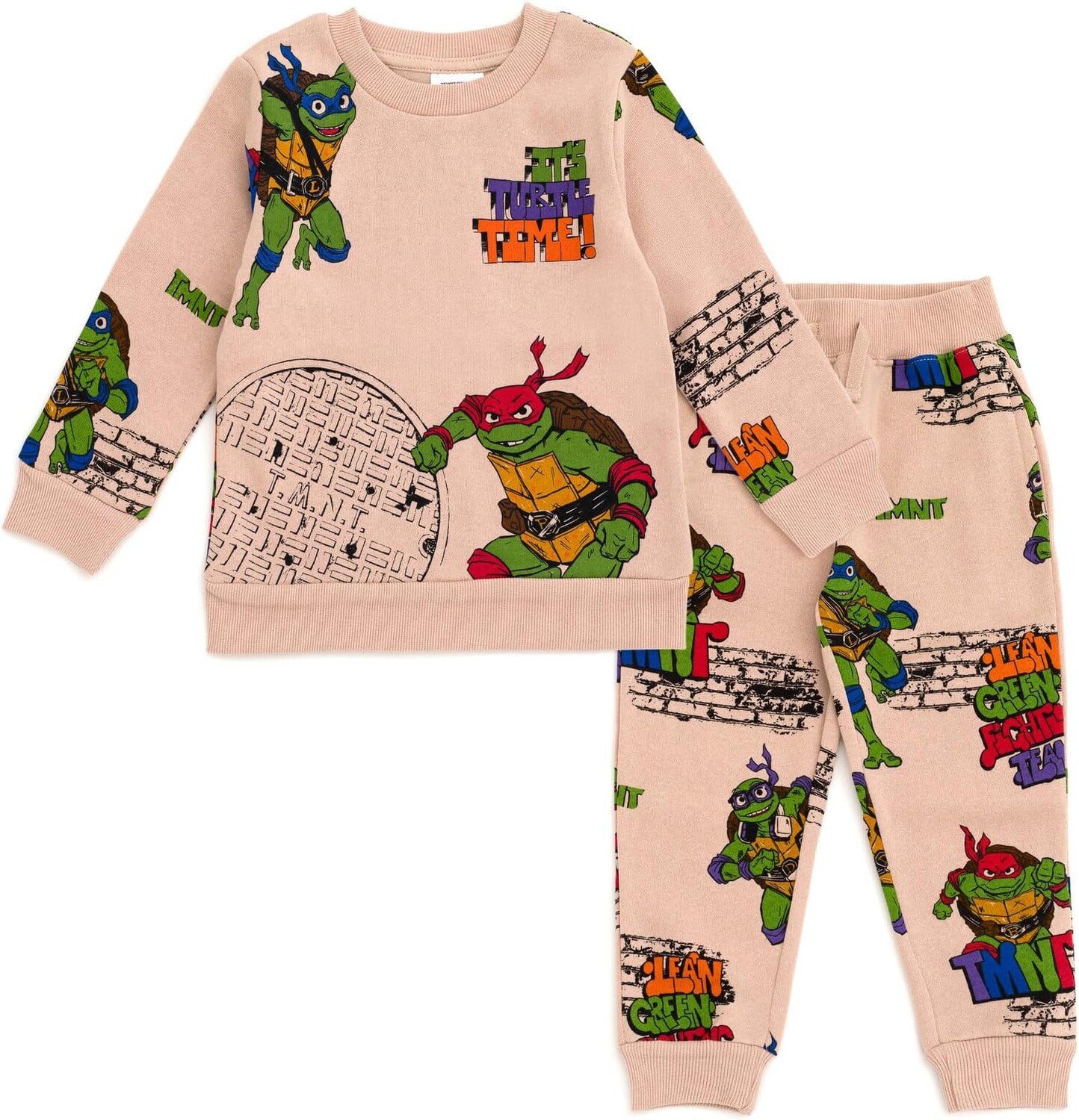 Детский флисовый костюм Teenage Mutant Ninja Turtles, Sweatshirt And Pants, 2 предмета, светло-коричневый
Детский флисовый костюм Teenage Mutant Ninja Turtles, Sweatshirt And Pants, 2 предмета, светло-коричневый