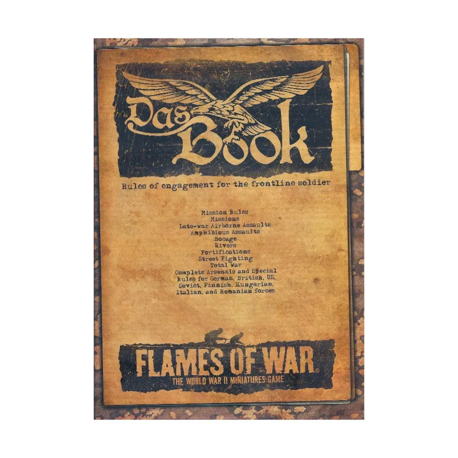 Книга Das - Правила ведения боя для фронтовика, Flames of War - WWII - Core Rules & Assorted
Книга Das - Правила ведения боя для фронтовика, Flames of War - WWII - Core Rules & Assorted