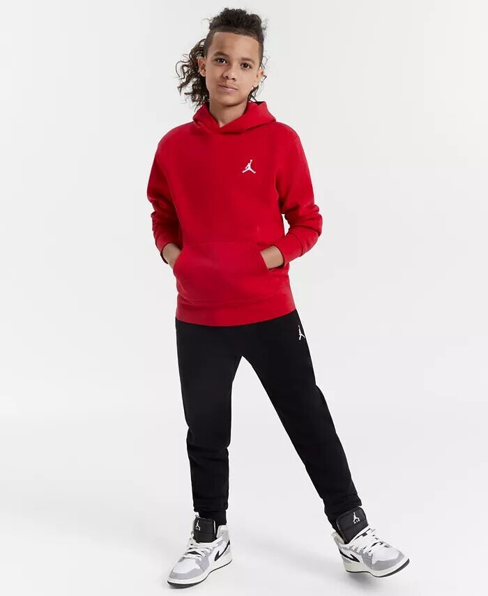 Флисовый пуловер с капюшоном Big Boys Brooklyn Essentials и спортивные штаны MJ Brooklyn Fleece Essentials Jordan, красный
Флисовый пуловер с капюшоном Big Boys Brooklyn Essentials и спортивные штаны MJ Brooklyn Fleece Essentials Jordan, красный