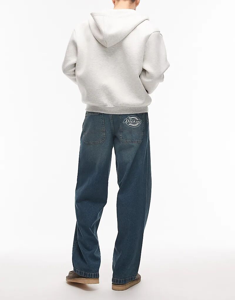 Джинсы Dickies Hilham Baggy Fit Denim с фирменной символикой на карманах, цвета хаки
Джинсы Dickies Hilham Baggy Fit Denim с фирменной символикой на карманах, цвета хаки