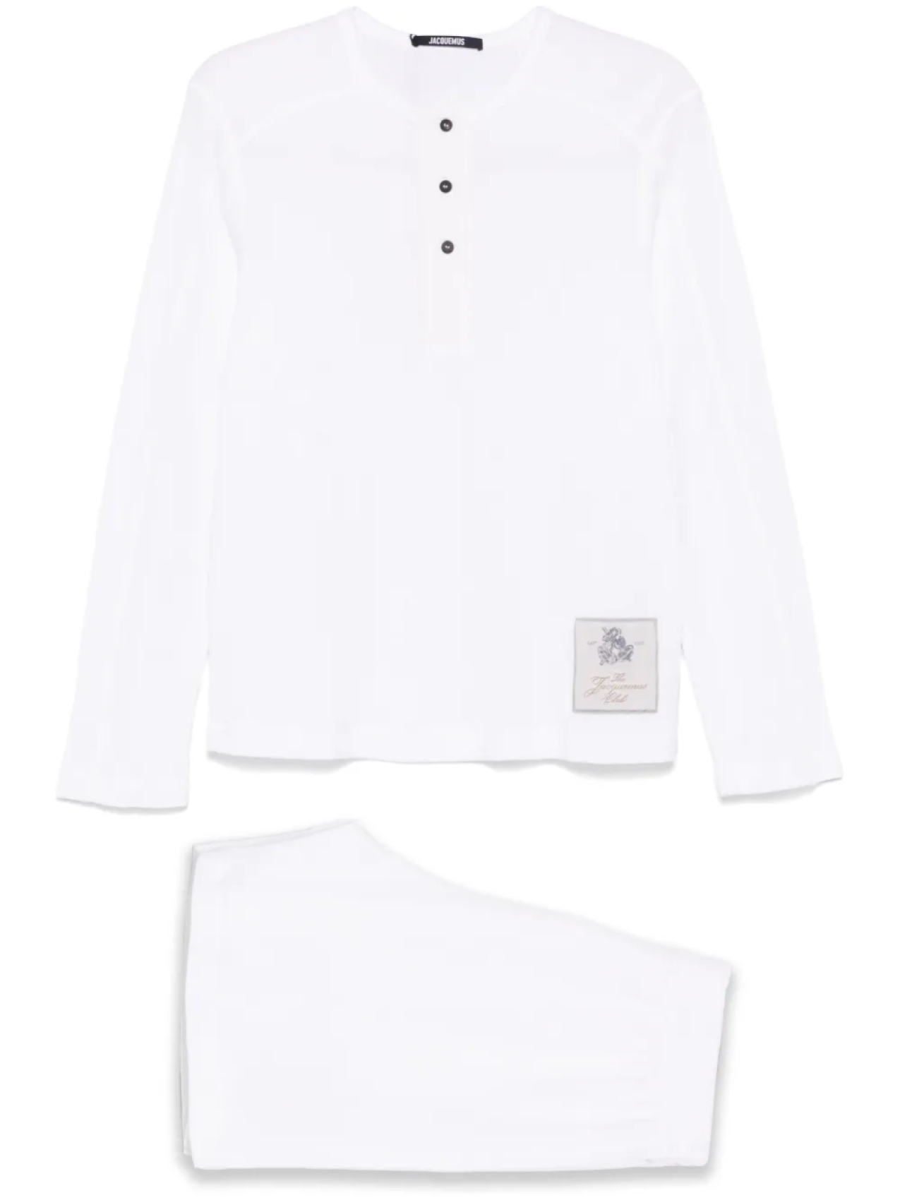 Jacquemus комплект Melao из топа и шортов, белый
Jacquemus комплект Melao из топа и шортов, белый