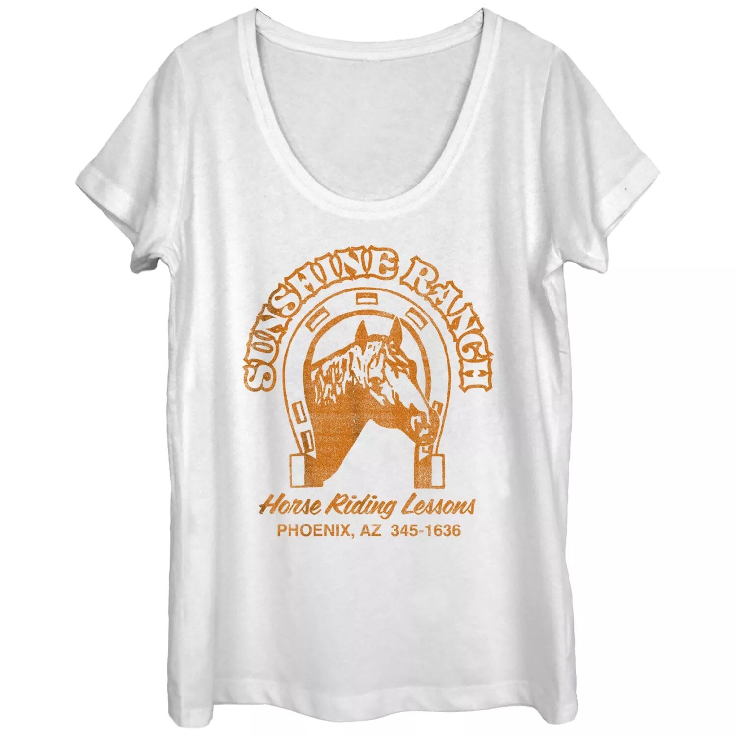 Футболка с логотипом Juniors' Sunshine Ranch и уроками верховой езды Licensed Character
Футболка с логотипом Juniors' Sunshine Ranch и уроками верховой езды Licensed Character