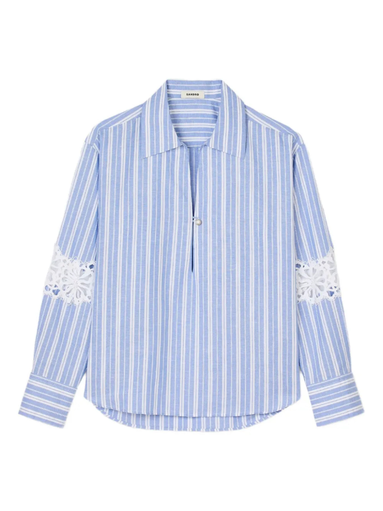 Рубашка из органического хлопка и льна SANDRO, синий
Рубашка из органического хлопка и льна SANDRO, синий