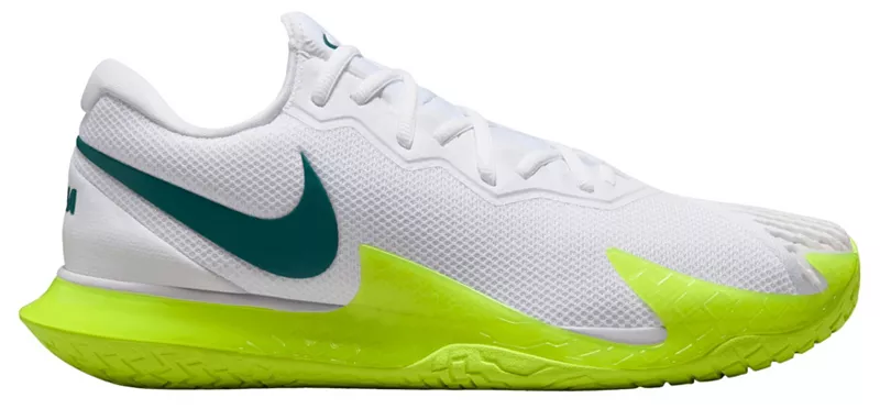 Мужские теннисные кроссовки NikeCourt Air Zoom Vapor Cage 4 Rafa, белый/бирюзовый
Мужские теннисные кроссовки NikeCourt Air Zoom Vapor Cage 4 Rafa, белый/бирюзовый