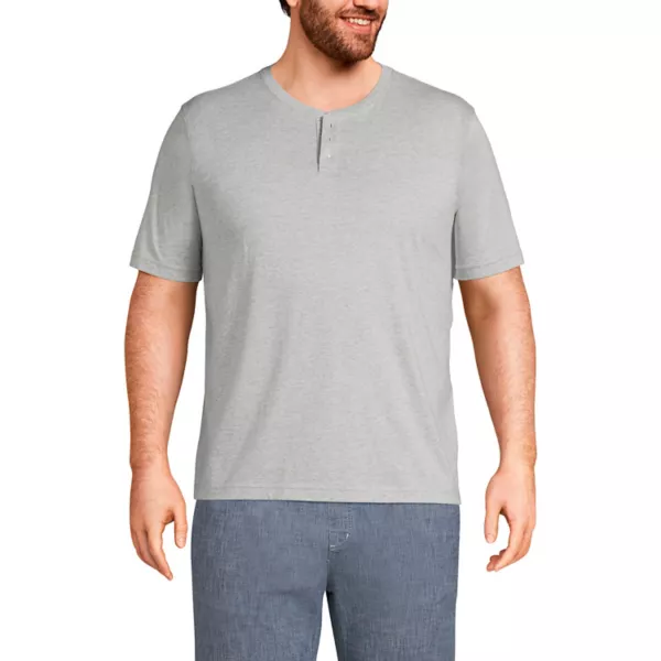 Футболка-хенли с коротким рукавом больших размеров Super-T Lands' End, серый
Футболка-хенли с коротким рукавом больших размеров Super-T Lands' End, серый