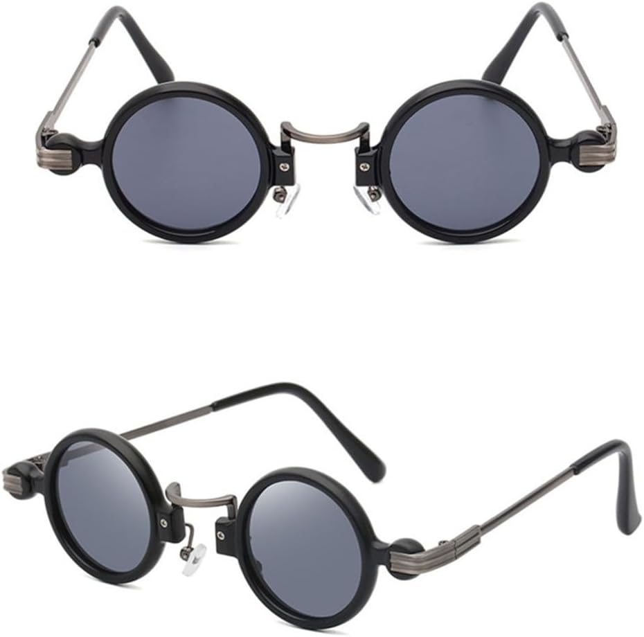 Круглые панк-солнцезащитные очки для мужчин в винтажном стиле, очки в маленькой оправе для женщин, солнцезащитные очки для женщин с защитой от УФ-излучения UV400 VFDHN, C2
Круглые панк-солнцезащитные очки для мужчин в винтажном стиле, очки в маленькой оправе для женщин, солнцезащитные очки для женщин с защитой от УФ-излучения UV400 VFDHN, C2
