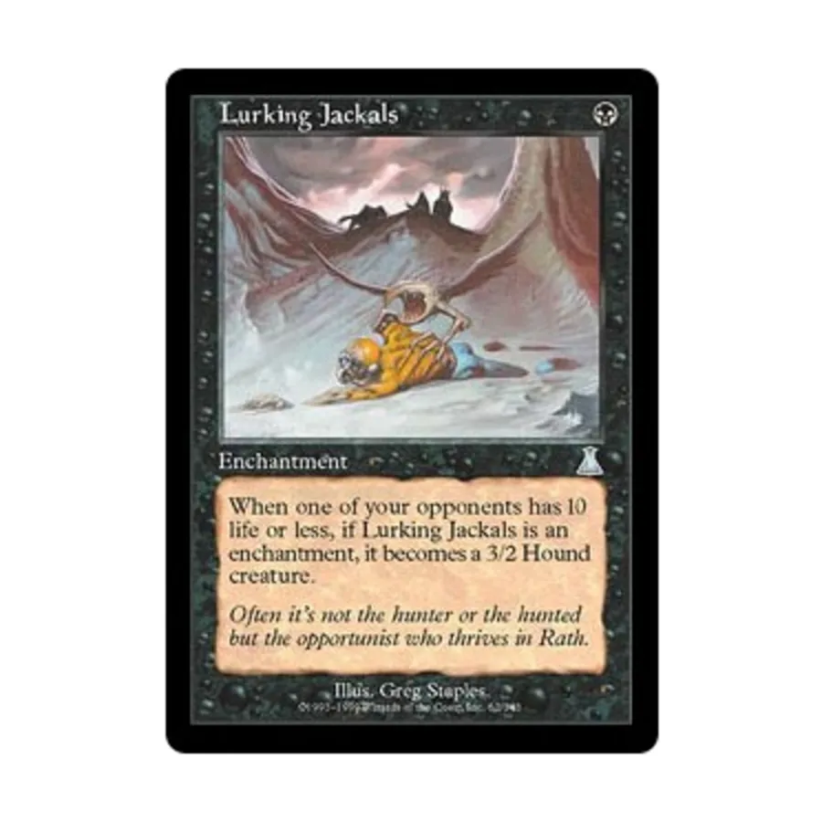 CCG Затаившиеся шакалы (U), MTG - Urza's Destiny
CCG Затаившиеся шакалы (U), MTG - Urza's Destiny