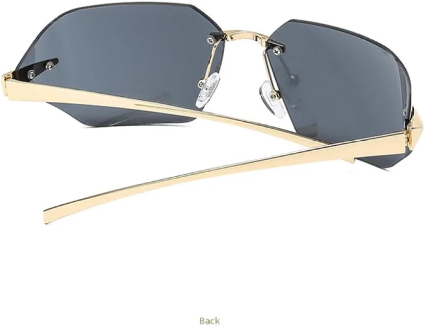 Модные ретро-солнцезащитные очки без оправы для женщин и мужчин, роскошные солнцезащитные очки, трендовые модели, защита от ультрафиолета UV400 LJTJTAV, Gold Silver
Модные ретро-солнцезащитные очки без оправы для женщин и мужчин, роскошные солнцезащитные очки, трендовые модели, защита от ультрафиолета UV400 LJTJTAV, Gold Silver