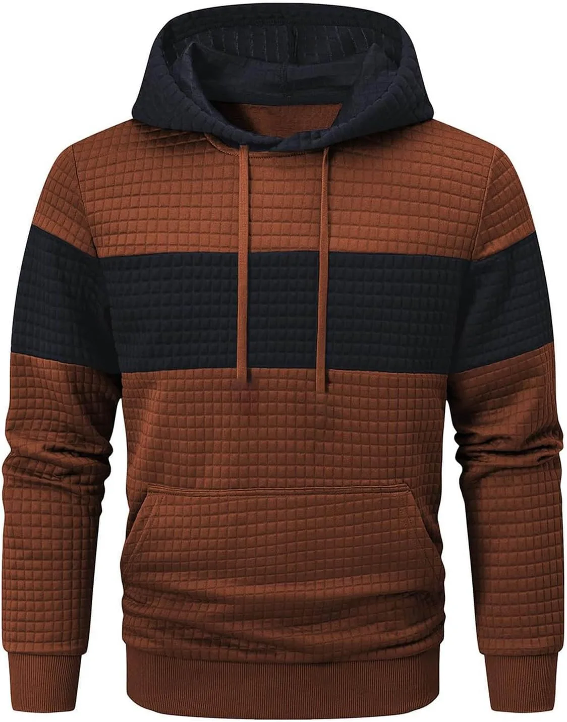 Мужской худи с капюшоном, длинным рукавом и карманами
Мужской худи с капюшоном, длинным рукавом и карманами