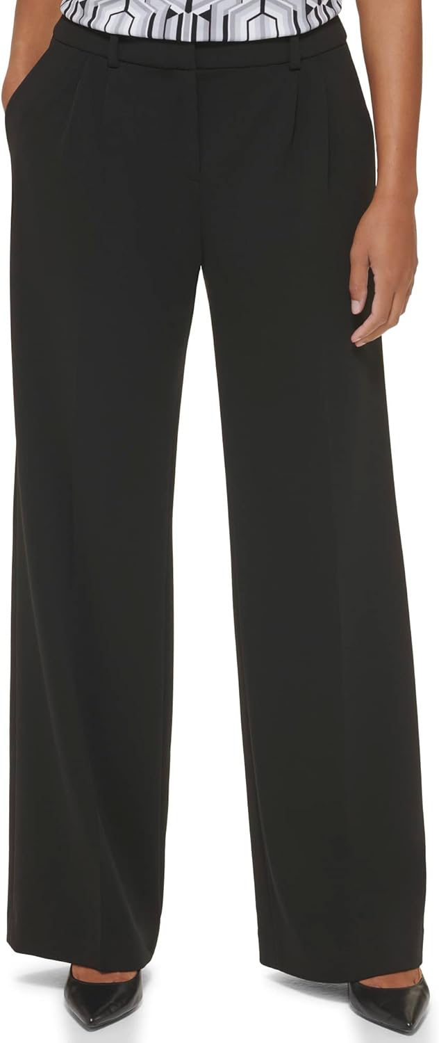 Женские деловые брюки Calvin Klein Wide Leg, Solid Black
Женские деловые брюки Calvin Klein Wide Leg, Solid Black