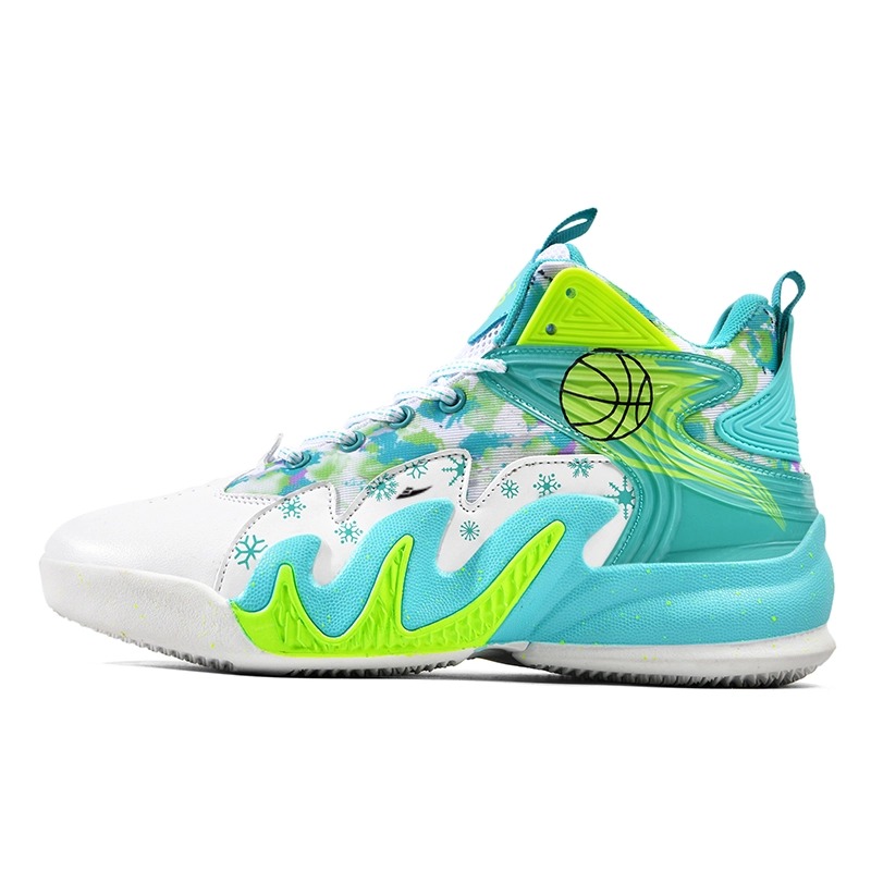 Kuding Амортизирующие нескользящие баскетбольные кроссовки Unisex High-Top бело-зеленые, цвет White Green
Kuding Амортизирующие нескользящие баскетбольные кроссовки Unisex High-Top бело-зеленые, цвет White Green