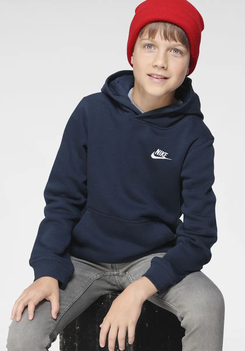 Толстовка с капюшоном Nike Sportswear "Club Big Kids' Pullover Hoodie", синий
Толстовка с капюшоном Nike Sportswear "Club Big Kids' Pullover Hoodie", синий