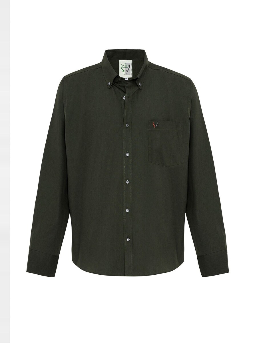 Рубашка обычного кроя на пуговицах By Diess Collection, темно-зеленый
Рубашка обычного кроя на пуговицах By Diess Collection, темно-зеленый