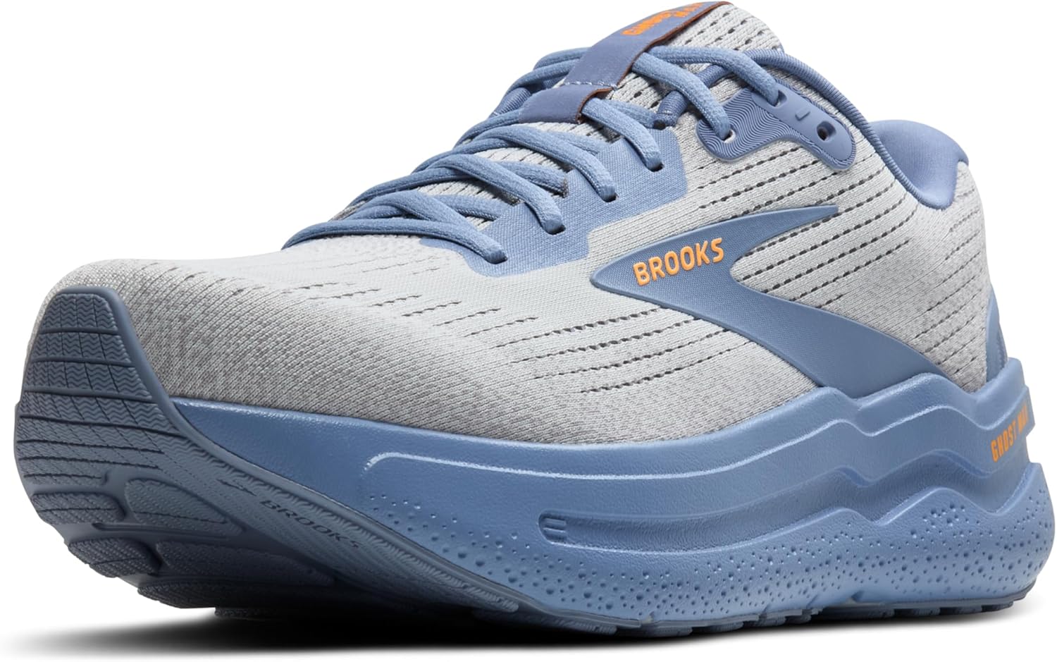 Мужские кроссовки Brooks Ghost Max 2 для бега и ходьбы, синий/оранжевый
Мужские кроссовки Brooks Ghost Max 2 для бега и ходьбы, синий/оранжевый