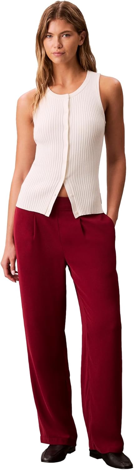 Женские креповые брюки Calvin Klein Wide Leg, Magenta Jewel
Женские креповые брюки Calvin Klein Wide Leg, Magenta Jewel