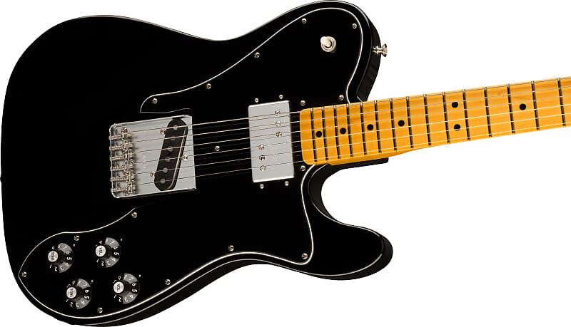 2022 Fender American Vintage II 1977 Telecaster Custom Black 
2022 Fender American Vintage II 1977 Telecaster Custom Black