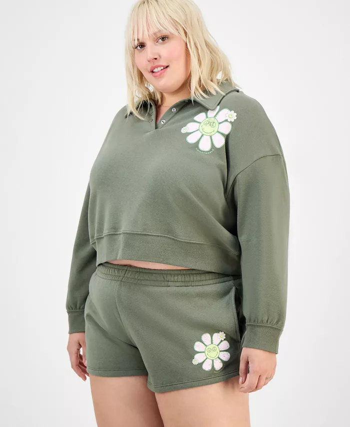 Модная толстовка и шорты больших размеров с воротником и принтом «Ромашки» Grayson Threads, The Label, розовый
Модная толстовка и шорты больших размеров с воротником и принтом «Ромашки» Grayson Threads, The Label, розовый