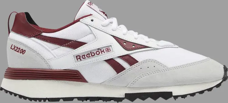 Кроссовки lx 2200 'white classic burgundy' Reebok, белый
Кроссовки lx 2200 'white classic burgundy' Reebok, белый
