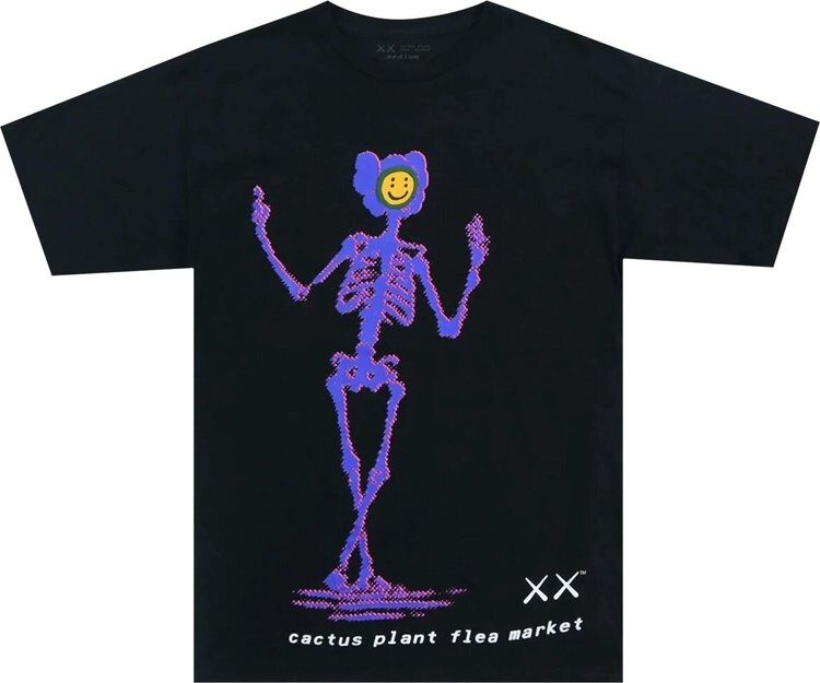 Рубашка Cactus Plant Flea Market x KAWS Shirt 'Black', черный
Рубашка Cactus Plant Flea Market x KAWS Shirt 'Black', черный
