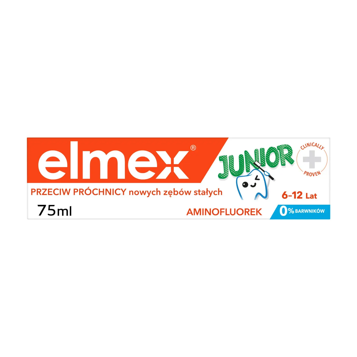 Elmex Junior зубная паста 7-12 лет, 75 мл
Elmex Junior зубная паста 7-12 лет, 75 мл