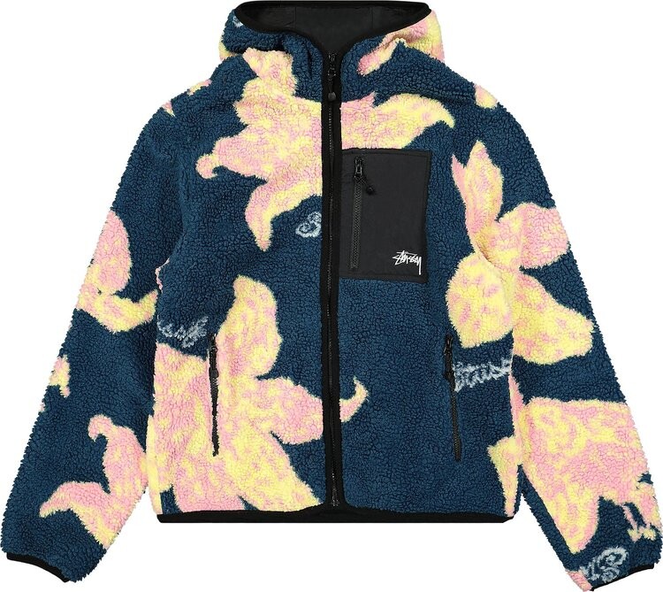 Куртка Stussy Floral Sherpa Hood Jacket 'Dark Teal', синий
Куртка Stussy Floral Sherpa Hood Jacket 'Dark Teal', синий