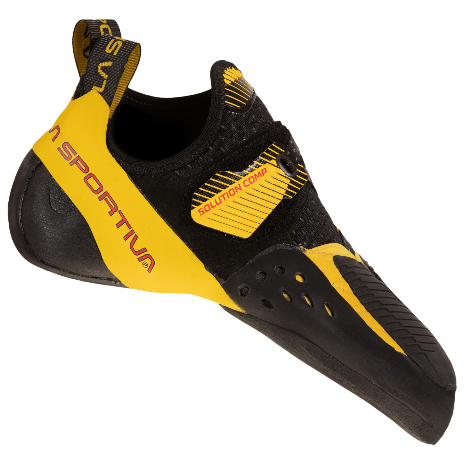 Cкальные туфли La Sportiva Solution Comp, черный/желтый
Cкальные туфли La Sportiva Solution Comp, черный/желтый