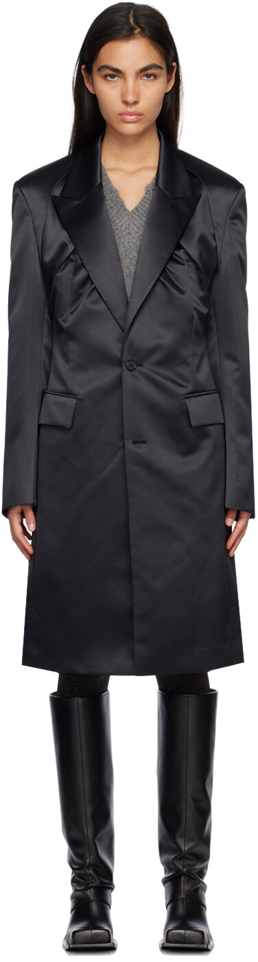 Черное однобортное пальто We11done, Черный, Черное однобортное пальто We11done
Черное однобортное пальто We11done, Черный, Черное однобортное пальто We11done
