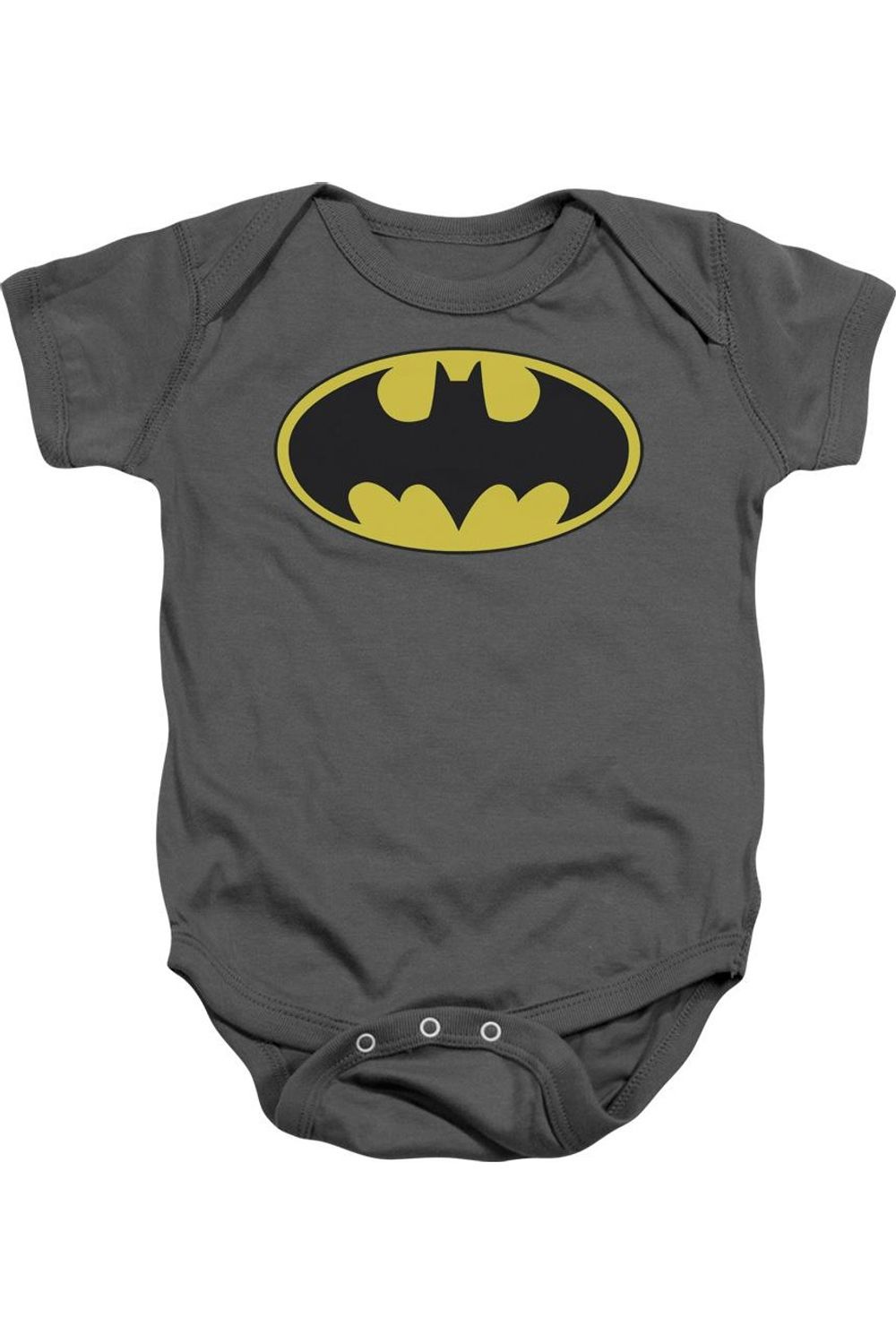 Детский комбинезон с классическим логотипом Бэтмена и летучей мышью (на кнопках) Gildan, charcoal
Детский комбинезон с классическим логотипом Бэтмена и летучей мышью (на кнопках) Gildan, charcoal