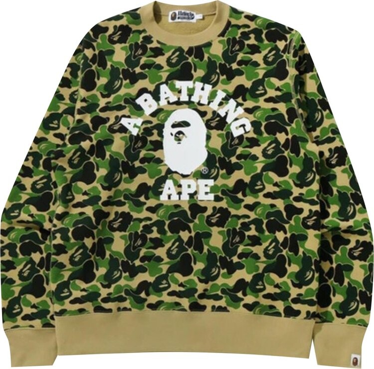Толстовка BAPE ABC Camo College Wide Crewneck 'Green', зеленый
Толстовка BAPE ABC Camo College Wide Crewneck 'Green', зеленый