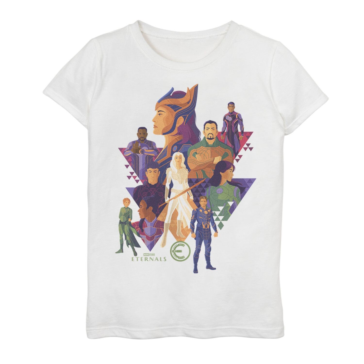 Футболка с рисунком в стиле арт-деко для девочек 7–16 лет с персонажами-коллажами Marvel Eternals Licensed Character
Футболка с рисунком в стиле арт-деко для девочек 7–16 лет с персонажами-коллажами Marvel Eternals Licensed Character