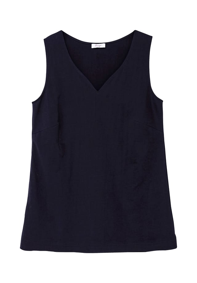 Двухслойный топ с вырезом сердечком Sheego, синий
Двухслойный топ с вырезом сердечком Sheego, синий