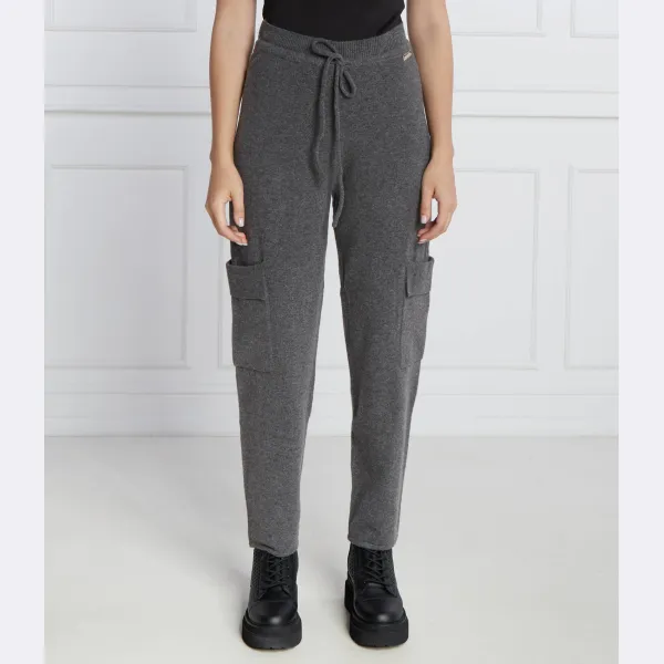 Брюки прямого кроя с добавлением шерсти Twinset U&B, черный
Брюки прямого кроя с добавлением шерсти Twinset U&B, черный