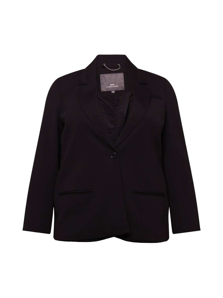 Классический блейзер ONLY Carmakoma Blazer Peach, черный 
Классический блейзер ONLY Carmakoma Blazer Peach, черный
