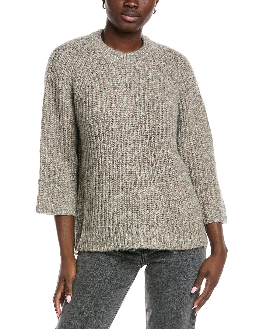 Осенний кашемировый свитер с рукавом 3/4 из смесовой альпаки Autumn Cashmere, синий
Осенний кашемировый свитер с рукавом 3/4 из смесовой альпаки Autumn Cashmere, синий