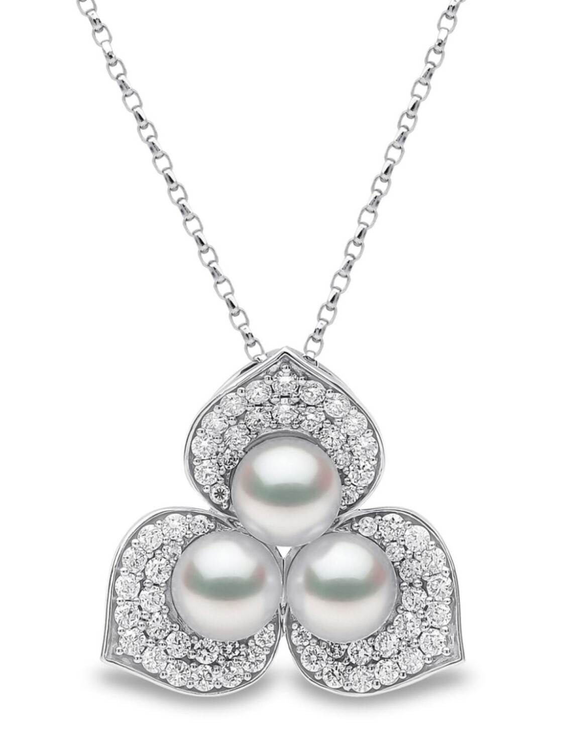 Подвеска Petal из белого золота с жемчугом и бриллиантами Yoko London, серебряный
Подвеска Petal из белого золота с жемчугом и бриллиантами Yoko London, серебряный