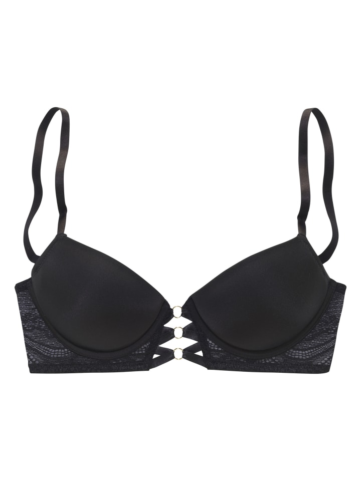 Бюстгальтер пуш-ап LASCANA Push-up-BH, черный
Бюстгальтер пуш-ап LASCANA Push-up-BH, черный