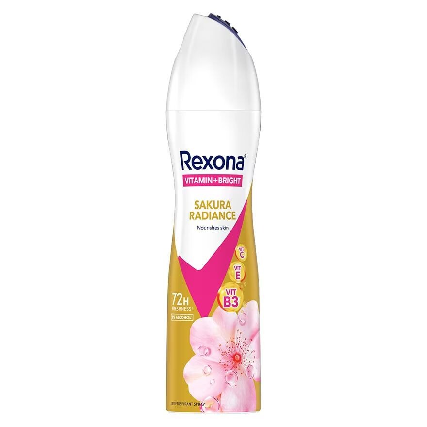 Rexona Спрей-антиперспирант Витамин + Bright Sakura Radiance 135 мл. Новости, Pink
Rexona Спрей-антиперспирант Витамин + Bright Sakura Radiance 135 мл. Новости, Pink