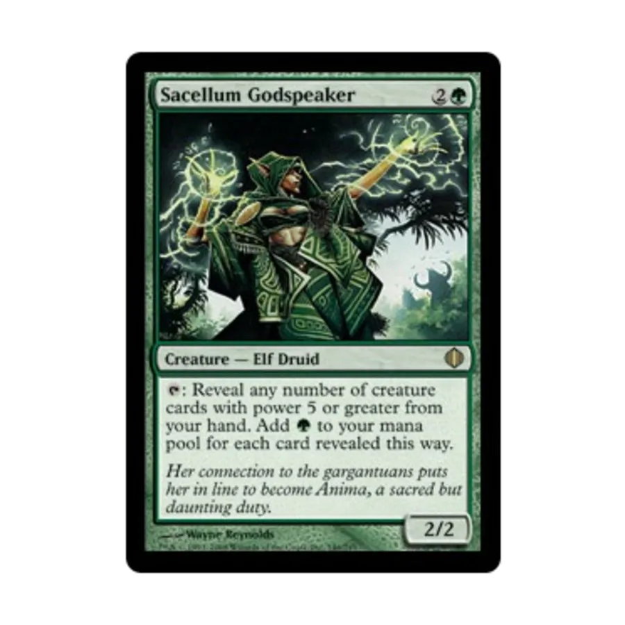 CCG Сацеллум Говорящий с Богом (клавиша R), MTG - Shards of Alara
CCG Сацеллум Говорящий с Богом (клавиша R), MTG - Shards of Alara