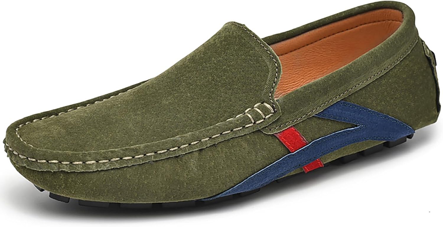 Мужские кожаные деловые повседневные лоферы, удобные городские туфли без шнурков Generic, зеленый
Мужские кожаные деловые повседневные лоферы, удобные городские туфли без шнурков Generic, зеленый