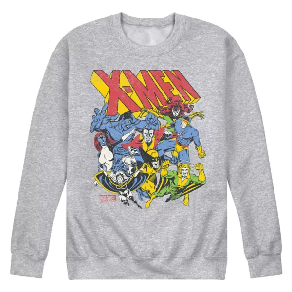 Мужская флисовая толстовка в стиле ретро с символикой группы X-Men Marvel, серый
Мужская флисовая толстовка в стиле ретро с символикой группы X-Men Marvel, серый