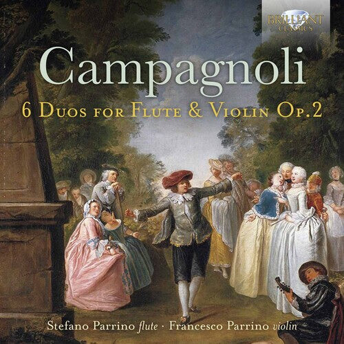 CD диск Campagnoli / Parrino: 6 Duos for Flute & Violin
CD диск Campagnoli / Parrino: 6 Duos for Flute & Violin