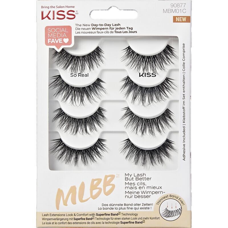 Мультипак MLBB Lashes — так реально KISS, 8 шт.
Мультипак MLBB Lashes — так реально KISS, 8 шт.